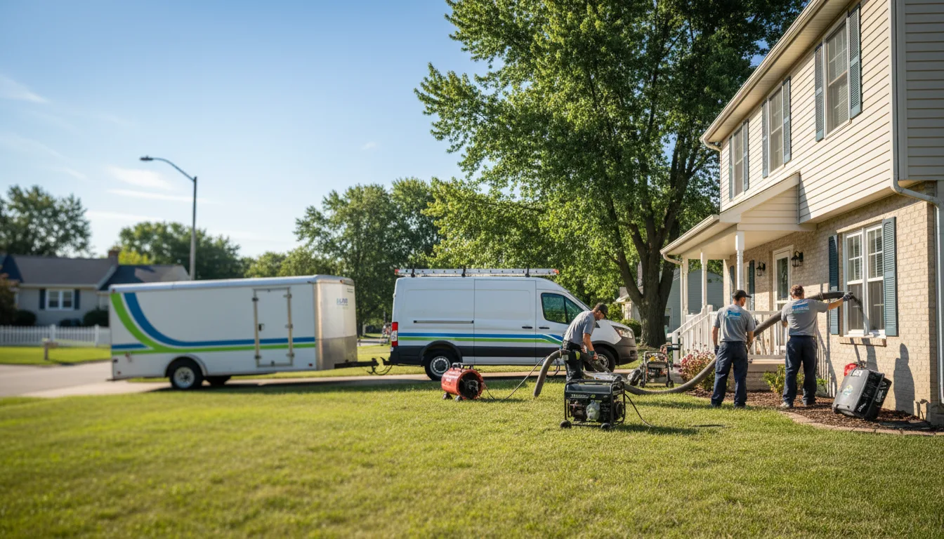 Flooded Basement Restoration And Cleanup With Repair in Millersburg, IA near me